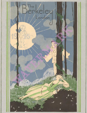 The Berkeley Hotel New Year’s Eve London 1924/25 Vintage Americana Menus