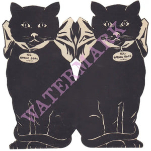 The Black Cat, New York 1920s Menu Design