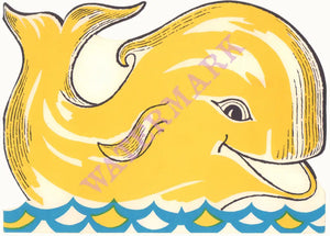 The Cove Children's Menu, Seattle 1960s Menu Art