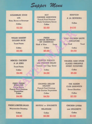 The Harem, New York 1950s