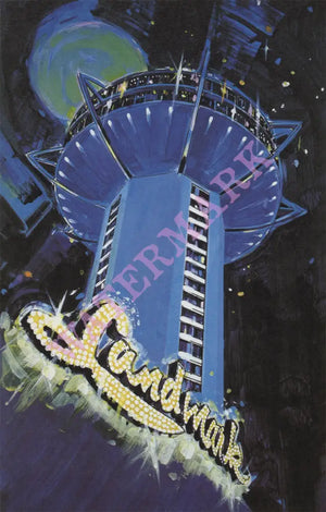 The Landmark, Las Vegas 1960s | Vintage Menu Art - cover