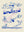 The Original Birdland (Blue), New York 1950s Menu Art 