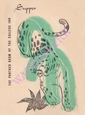 The Panther Room of The College Inn Hotel Sherman Chicago 1943 - Posters Prints & Visual Artwork