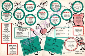 The Platter, Sacramento 1960s Pancake menu