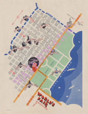 The Stevens Hotel Chicago 1940s Vintage Americana Menus