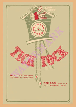 Tick Tock, Los Angeles 1955