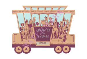 Top O’ The Town Seattle 1950s Vintage Americana Menus