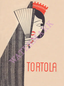 Tortola, Sa Francisco 1939 Menu Art