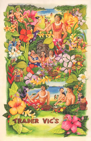 Trader Vic’s Beverly Hills 1970s Posters Prints & Visual Artwork