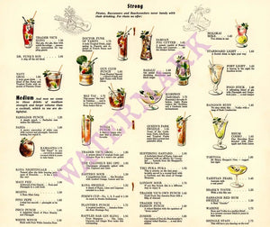 Trader Vic’s Havana 1958 Posters Prints & Visual Artwork