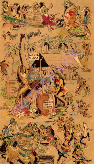 Trader Vic’s Havana 1958 Posters Prints & Visual Artwork