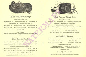 Trader Vic's Oakland (2), 1960s Menu