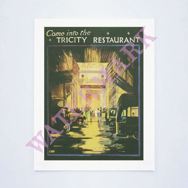 Tricity Restaurant, London 1927