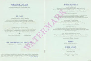 TWA David Klein Athens Parthenon In-flight Menu Art 1960s