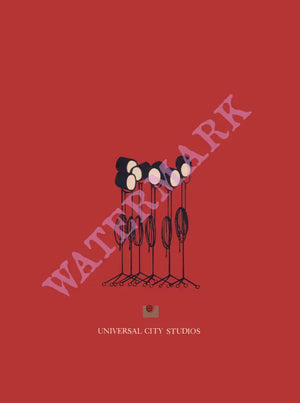 Universal City Studios Commissary 1969 Menu Art