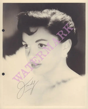 Judy Garland signed portrait venus room august 1956 new frontier hotel las vegas 