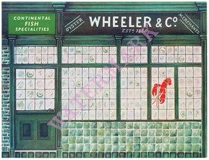 Wheeler & Co. London 1950s Vintage British Menus