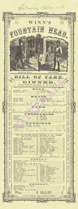 Winn's Fountain Head, San Francisco (circa) 1853 