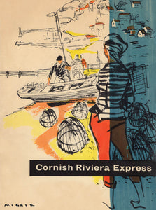 British Rail, Cornish Riviera Express 1958 menu art