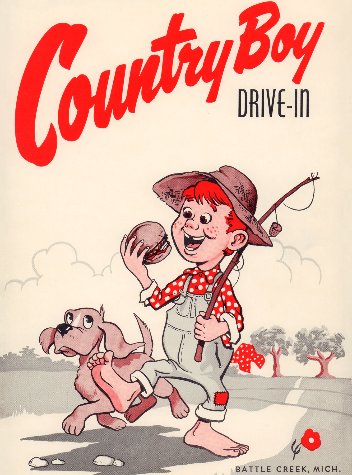 Country Boy Drive-In, Battle Creek MI 1950s