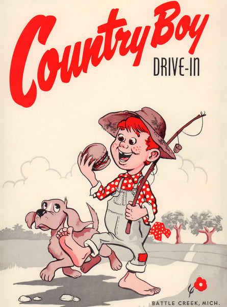 Country Boy Drive-In, Battle Creek MI 1950s