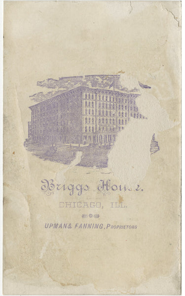 Briggs House Hotel, Chicago 1883