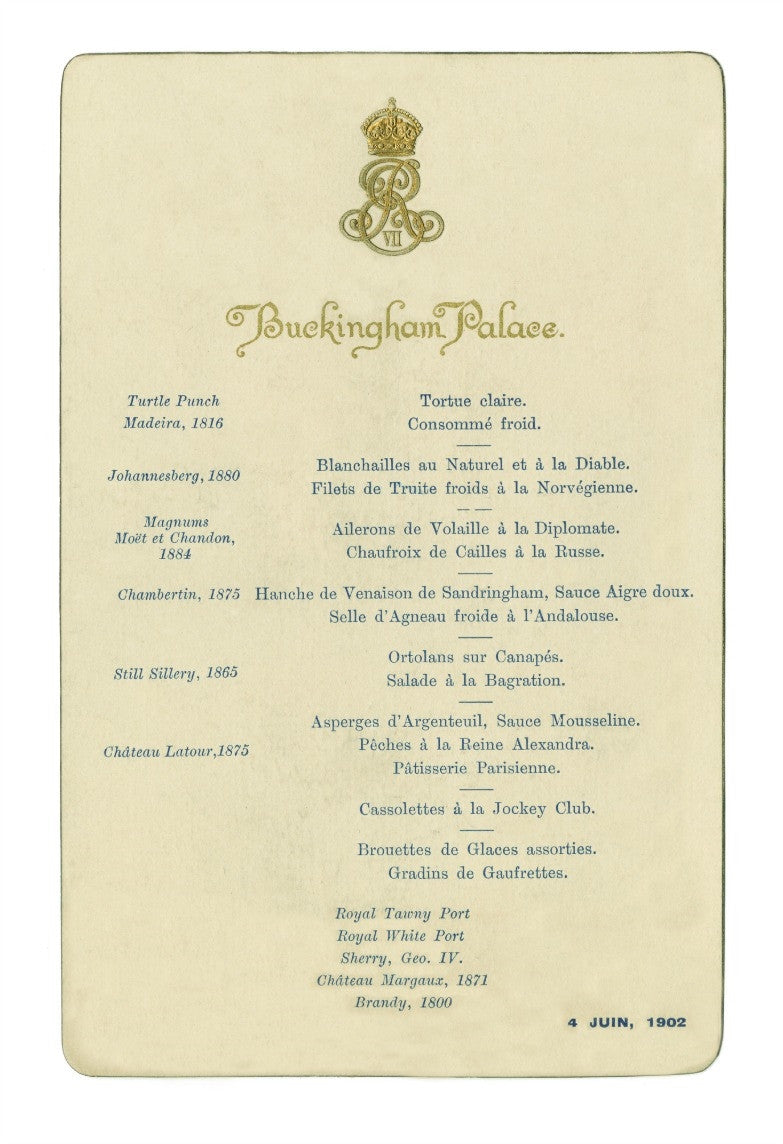 Buckingham Palace, June 4 1902 Jockey Club Dinner