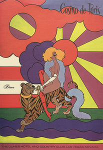 Casino de Paris, The Dunes, Las Vegas 1970s | Vintage Menu Art - cover