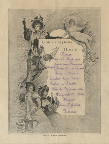 Cercle des Capucines Paris 1900