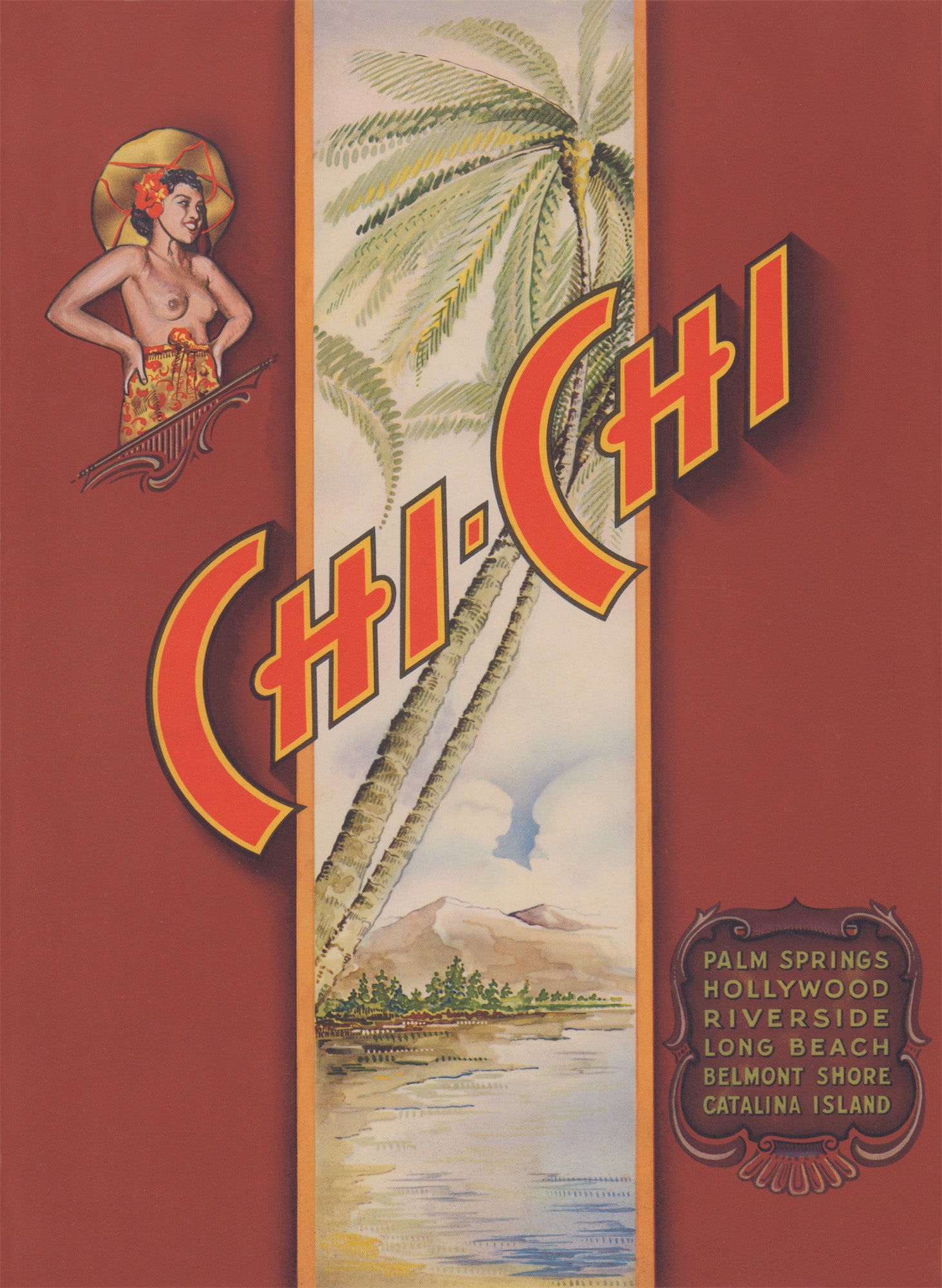 Chi Chi, Palm Springs 1947 - Vintage Menu Art – cover