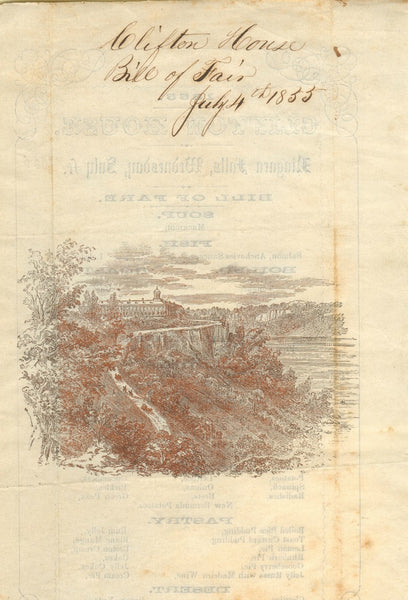 Clifton House, Niagara Falls, 1855 The Original Scan