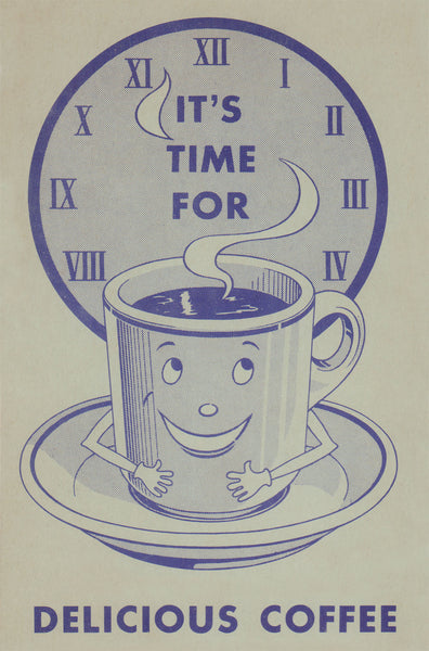"Delicious Coffee", Linton's Philadelphia 1947 Menu Art