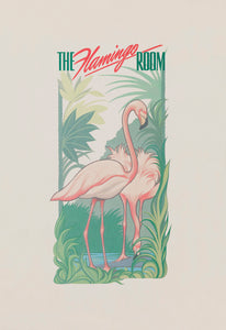Flamingo Room, Las Vegas 1986 | Vintage Menu Art - cover