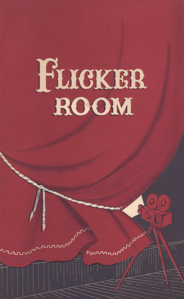 Flicker Room, Los Angeles Airport 1966 Menu Art