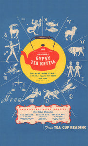 Gypsy Tea Kettle, New York 1949 100% Cotton Dish Towel