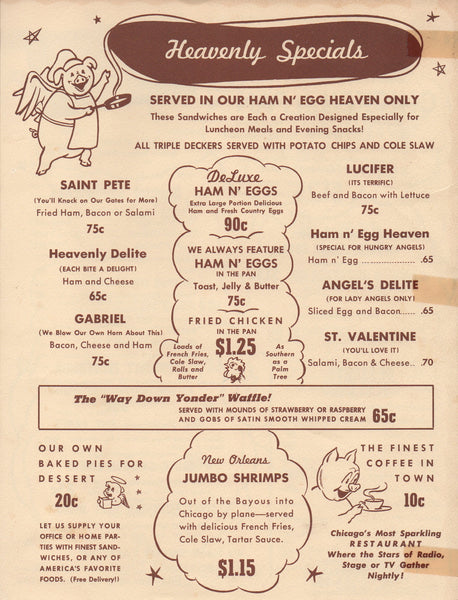 Ham n' Egger, Chicago 1950s