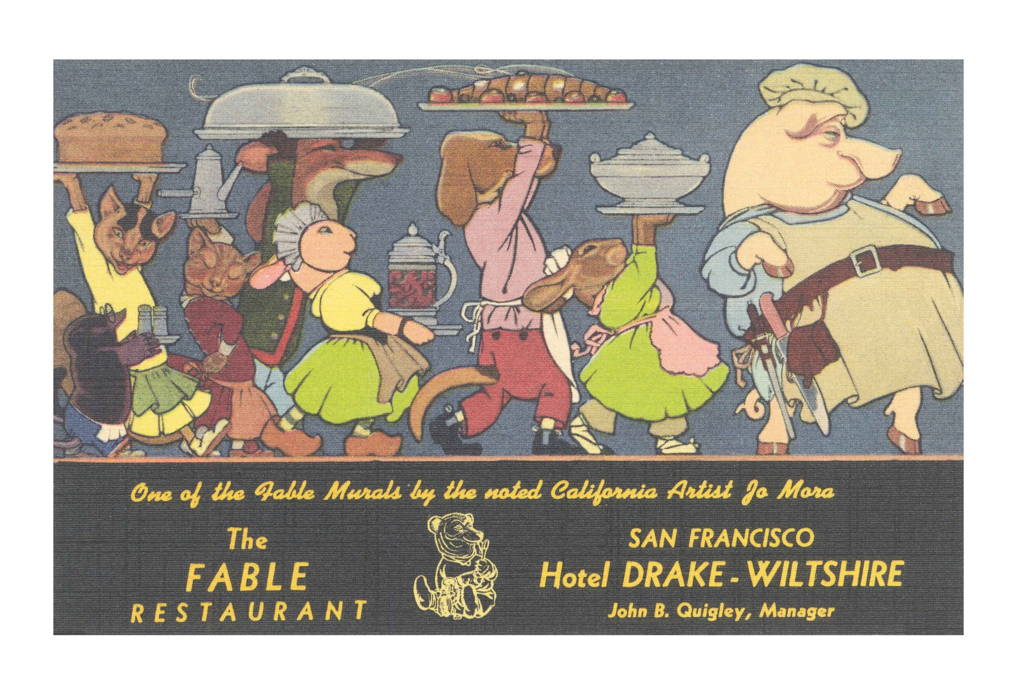 Fable Restaurant, Hotel Drake - Wiltshire, San Francisco 1948