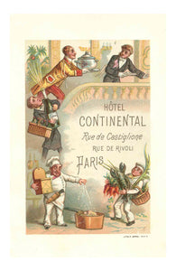 Hotel Continental, Rue de Castiglione Rue de Rivoli Paris 1890s