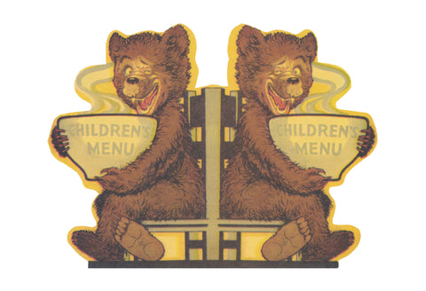 Union Pacfic Children's Menu 1940s Yellowstone Special
