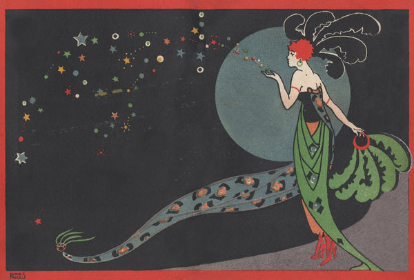 J Lyons Popular State Cafe, Manchester, New Year's Eve 1920 Menu Art