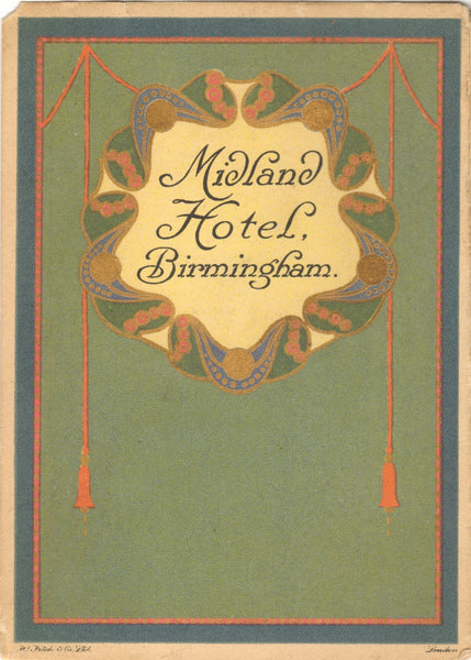 Midland Hotel, Birmingham England 1925s