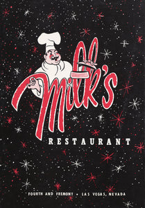 Milk's, Las Vegas 1950s/1960s | Vintage Menu Art - cover