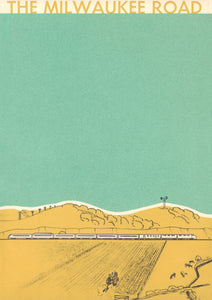 Milwaukee Road Rail Service, 1965 | Vintage Menu Art - cover