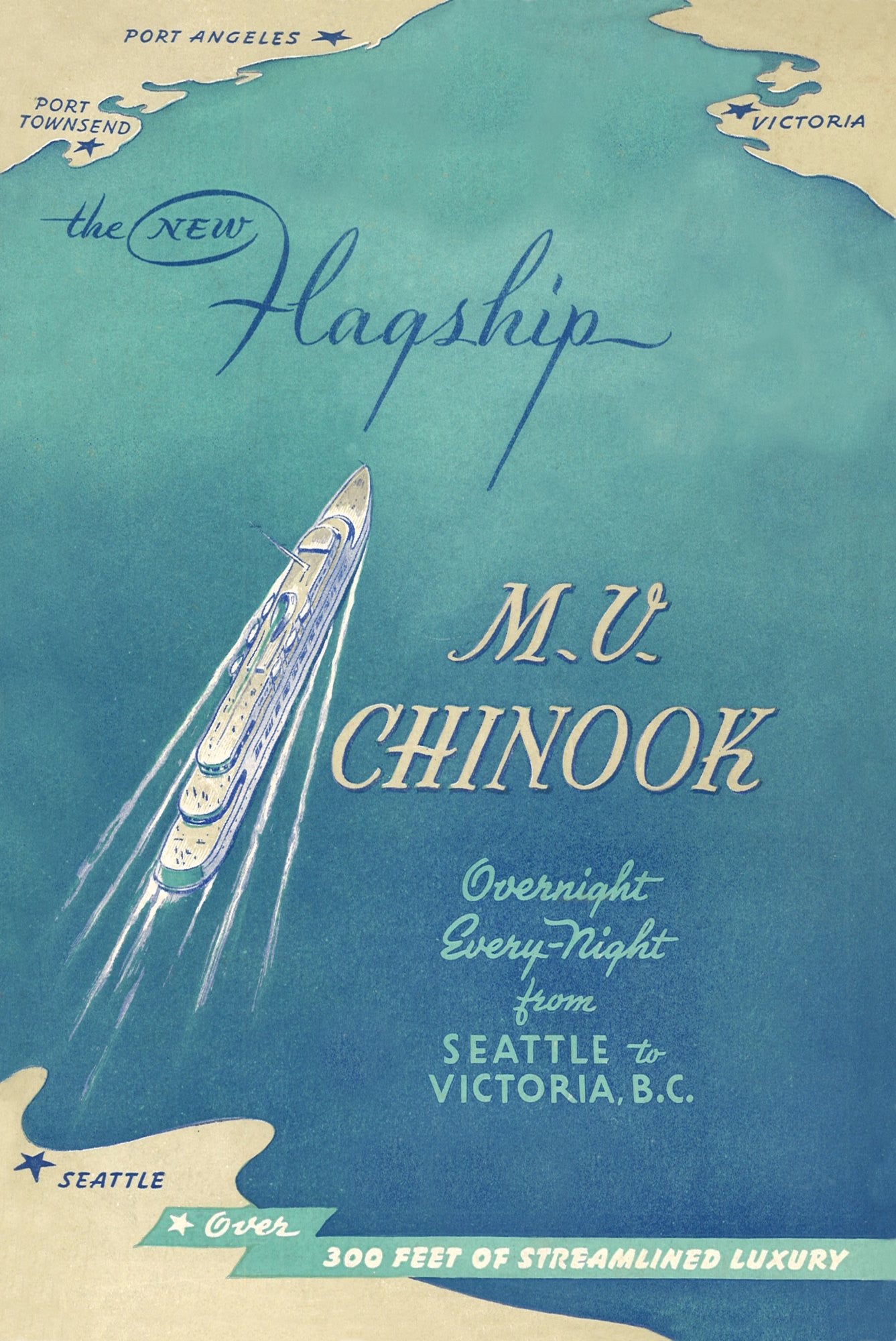 M V Chinook, Seattle - Victoria BC 