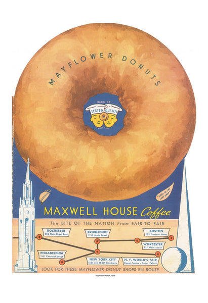 Mayflower Donuts 1939 Menu Cover
1939 World's Fair
