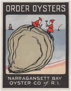 Order Oysters, Cinderella Stamp 1912-1915