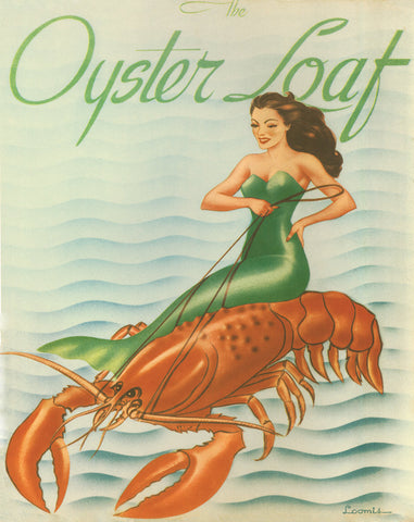 The Oyster Loaf, San Francisco, 1940s Cover Art
