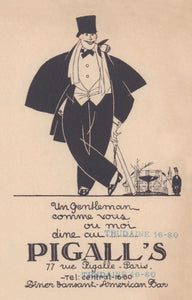 Pigall's, Paris 1920s Bar Art