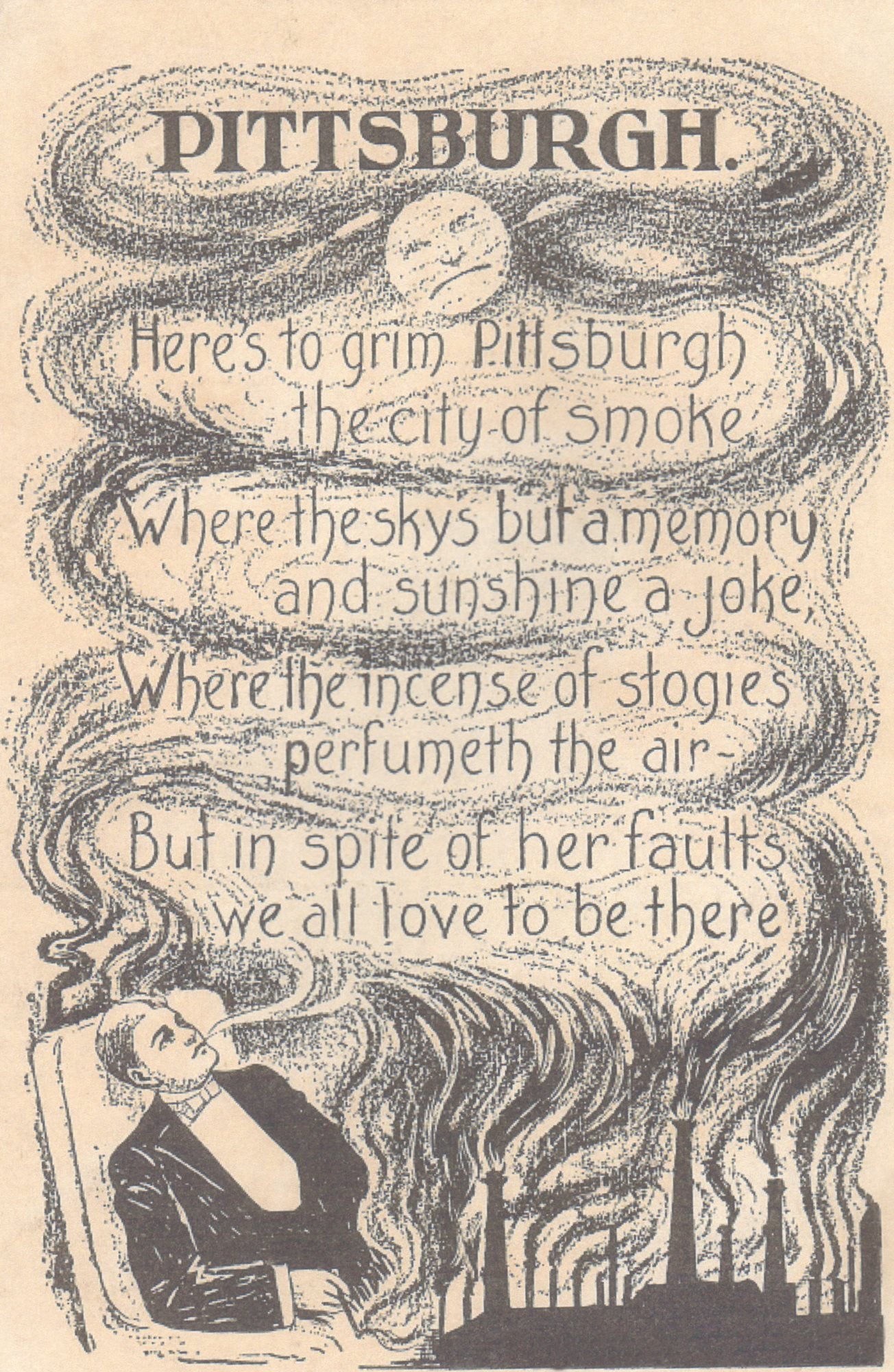 Pittsburgh, Meda Logan Poem 1907