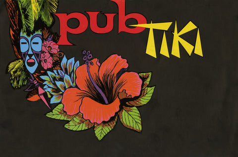 Pub Tiki 1, USA 1950s | Vintage Menu Art - cover